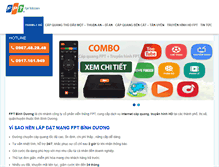 Tablet Screenshot of fptbinhduong.com